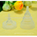 Eco-friendly Enviromental lady collapsible menstrual cup soft period cup